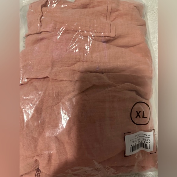 Jpgif Womens Cotton Linen 3/4 Sleeve V Neck Top New With Tags - Picture 3 of 3